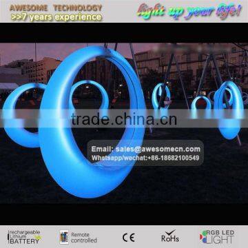 Outdoor Events Led Decorations Garden Round Illuminated Swing photo-4