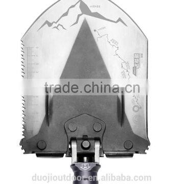 Unique Outdoor Multi-use Camping Accessories With Shovel Hoe Hammer Fire Flint photo-4