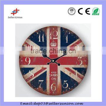 Wall Clock UK Flag Design photo-2