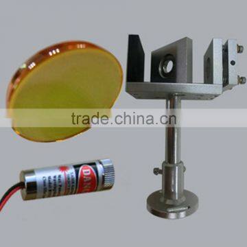 CO2 laser beam combiner + beam combiner mount support + red dot laser module pointer 650nm 20mm 25mm dia