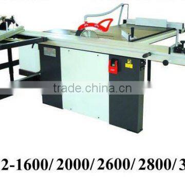 Precision Panel Saw Machine MJ12-1600 with Major table size 385x800 mm and Sliding panel size 1600x270 mm