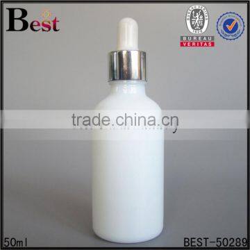 Cosmetic Oil 30ml Glass Bottle White 30ml Glass Dropper Bottle for Skin Care photo-6