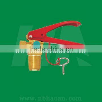 Co2 valve for fire extinguisher