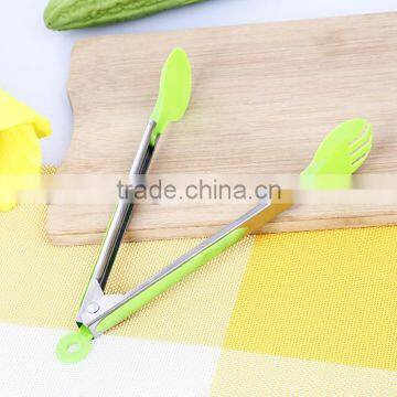 UJ28 Best Selling on Amaozn 12' Food Kitchen Silicone Tongs