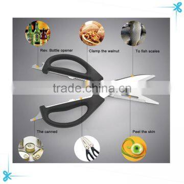 Big Handle Take Apart Kitchen Multifuction Scissors photo-2