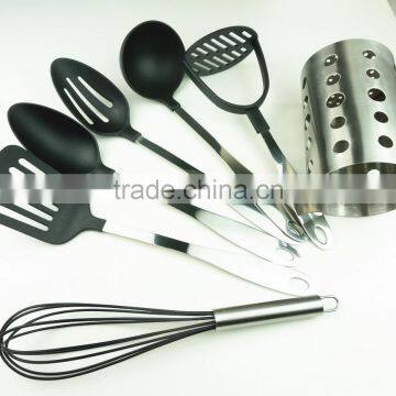 32017 7PCS NYLON KITCHEN TOOLS WITH S/S STAND photo-2
