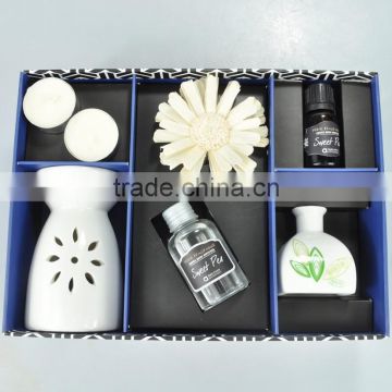 Oil burner fragrance oil , handmade sola flower diffuser