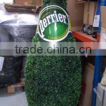 Artificial grass tree boxwood topiary tree for dec