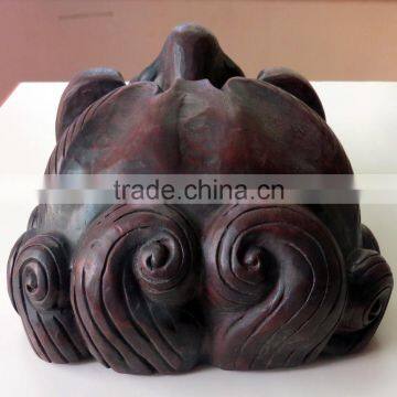 Hand Crafted Wooden Mask of Demon Wall Hanging Made In Nepal photo-3