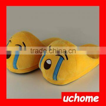 UCHOME Best Selling Plush Emoji Slippers photo-2