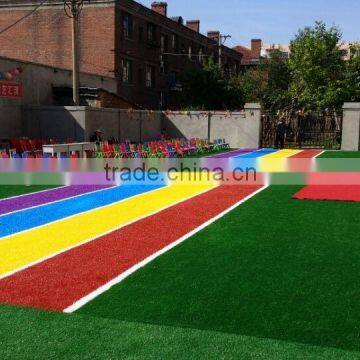 Import China Products Hot Sale Colored Artificial Grass Lawn for Balconies Artificial Flower Ornament photo-2