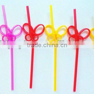 butterfly shaped funny plastic hard drinking straws