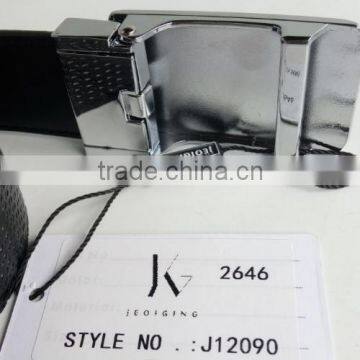J12090 Auto-lock Buckle Belt Fashion Man's Dress Belt Business Style Belt photo-2