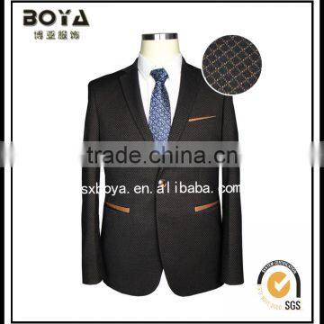 2015 hot sale mens suit new arrival one button blazer with notch lapel