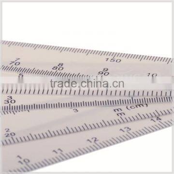 Kearing 5pcs as a Set Transplant Flexible Transplant Plastic Fan Shaped Scale Ruler for Engineering Design#8500-5 photo-5