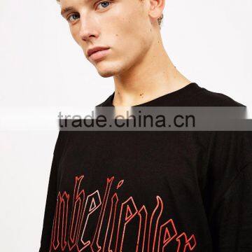 MGOO OEM/DOM Soft Cotton Tshirt With Word Basic Short Sleeve T-shirt Custom Design Outdoor T-shirt photo-5