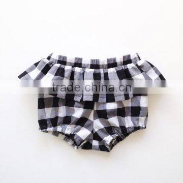 Striped Bloomer With Black Pom Poms for Infant Toddler Little Baby Underwear photo-3