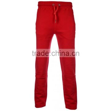 cotton red tracksuit bottom