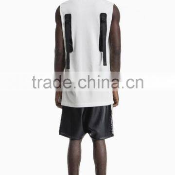 White Sleeveless t Shirt Latest t Shirt Design for Men photo-2