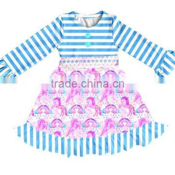 Boutique Girls Frock Designs Baby Children Halloween Mouse Pattern Dress Stylish Modern Girls Dresses photo-2