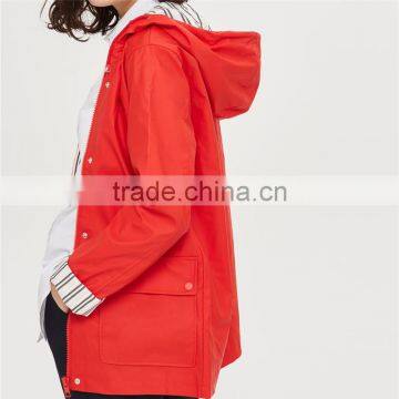 2017 OEM Hot Sale Petite Anti-wind Jacket With Patch Pockets for Women photo-5