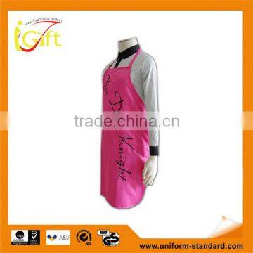 Wholesale Factory Price Peach pink stylish custom cupcake aprons