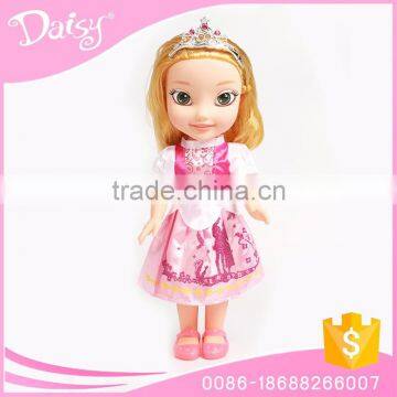 Custom vinyl plastic fairy princess barbiee kid toy doll