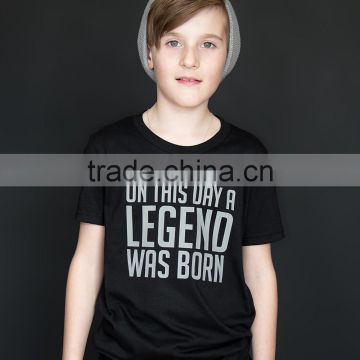 Newest Summer Little Boy T Shirts Casual Black Boy Top Cool Kids Clothes GT90423-7