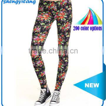 Hot sale fashion all over printing women fitness leggings