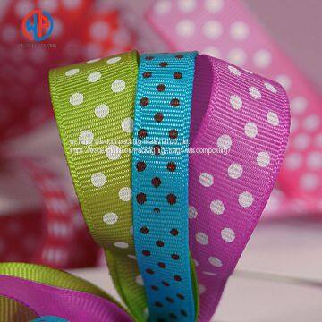 Hot Sale Promotional Pretty Printed Grosgrain Ribbon Wholesale photo-3