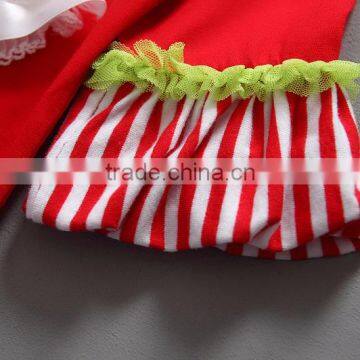 Santa Claus Stripe High Quality Christmas Children Outfit