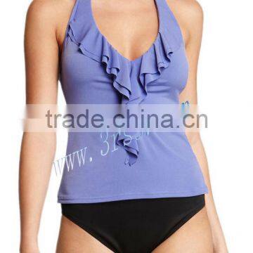 halter neck tankini swimwear