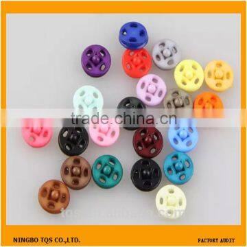 Fashion Childern Colorful Plastic Press Stud Buttons