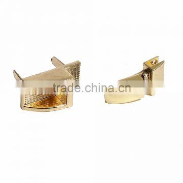 Zinc Based Alloy Purse Twist Turn Lock Gold Plated 29mm(1 1/8") x 15mm( 5/8"), 1 Set photo-2