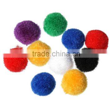 Handmade Decoration DIY Knitting 15.0mm Round Terylene Pom Pom Ball