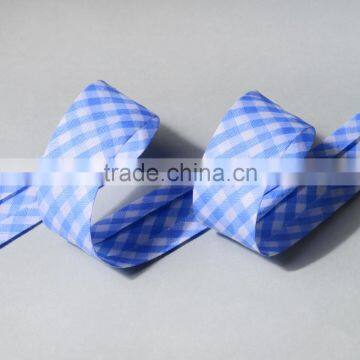 25mm Polycotton Gingham Bias Binding Tape photo-2