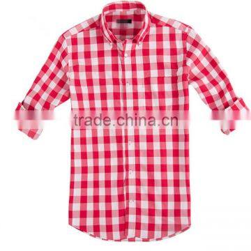 OEM Custom Made Mens Shirts Cotton Casual Wear Shirt for Men photo-2