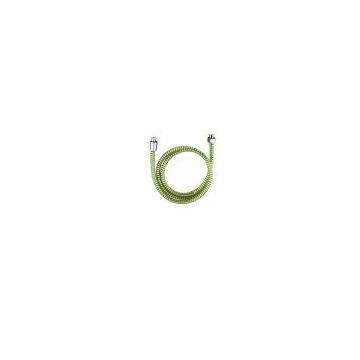 PVC green concave and convex shower hose