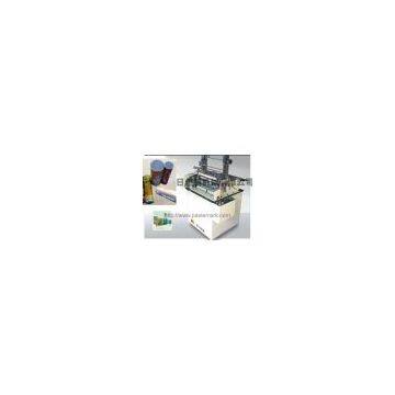 Paper tube labeling machine