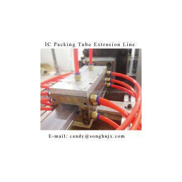 plastic extruder for IC packing tube , IC packing tube making extruder