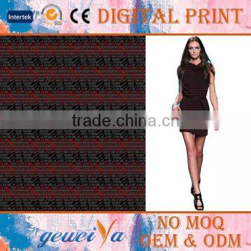 Custom Digital Printed Dress Chiffon Textile