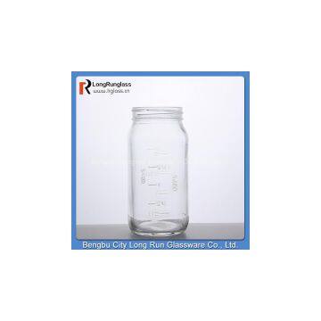 Longrun 983ml big food canning glass mason jar with screw cap wholesales