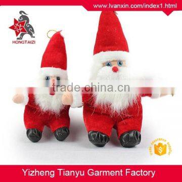 Cute Christmas Plush Toys Big Eyes Santa Claus Stuffed Toys Lovely Soft Christmas Toy for Kids
