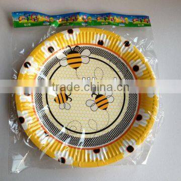 Best price Birthday Party Theme Plates square plates cartoon printed party paper plate