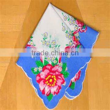 custom wholesales square towel printed handkerchief