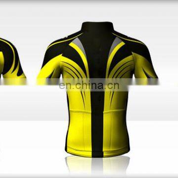 Cheap customized cycling jersey with sublimation for wholesale