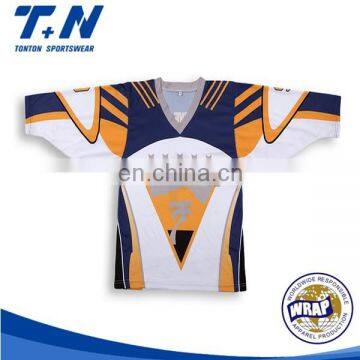 2015 full printing custom ice hockey jersey