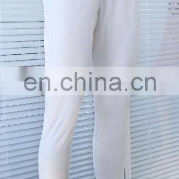 high quality winter 100% silk long johns for men