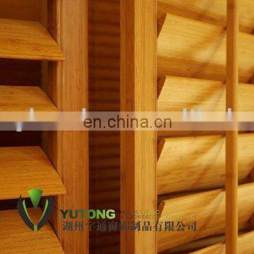 Bamboo window shutters
