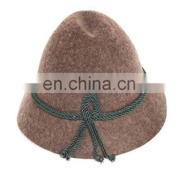 The most beautiful tyrolean hat cheap bavarian felt hat for man OH2089